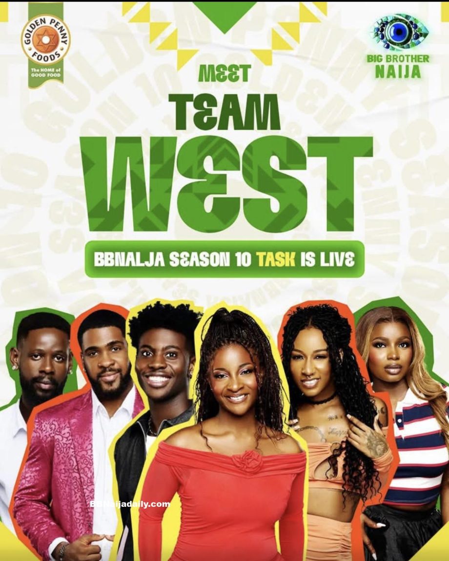 Team West Triumphs in Vibrant BBNaija S10 Golden Penny Task Fiesta!