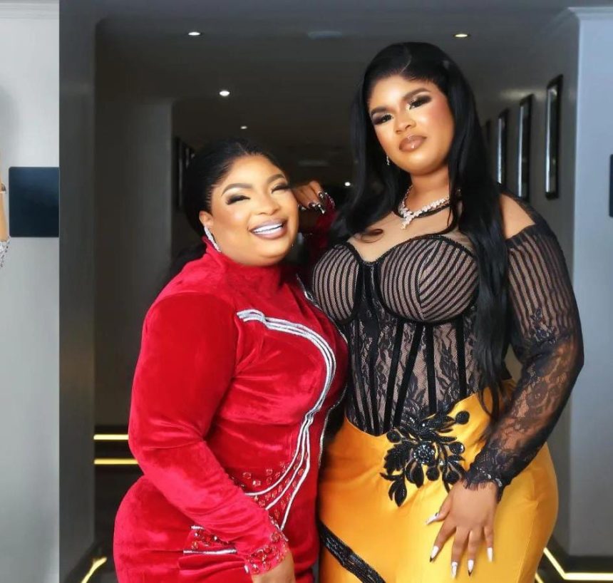 Laide Bakare and daughter simisola